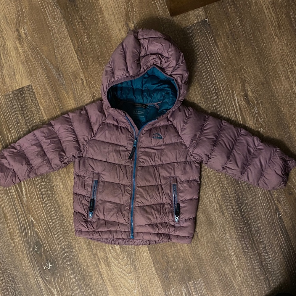 L.L. Bean Toddler Girl Puffer Jacket - Purple